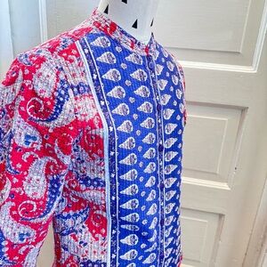 Boho Cotton Quilted Jacket 
India Block Print,
M
Hello Spring